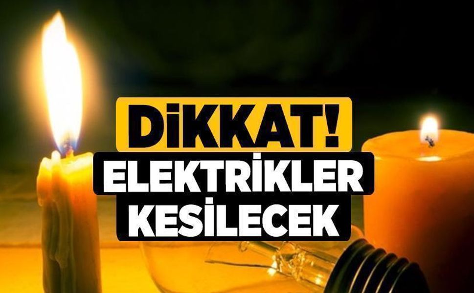 Denizli'de 31 Ekim ve 1 Kasım'da Elektrik Kesintisi