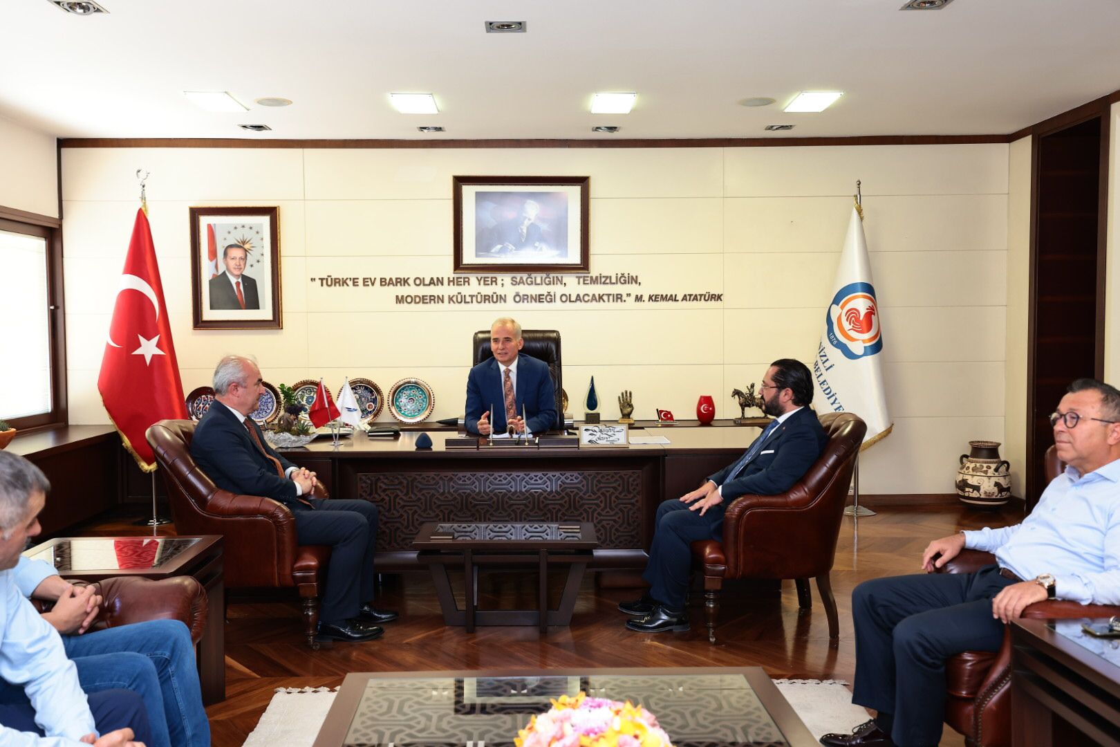 MHP'den Başkan Osman Zolan’a ziyaret (3)
