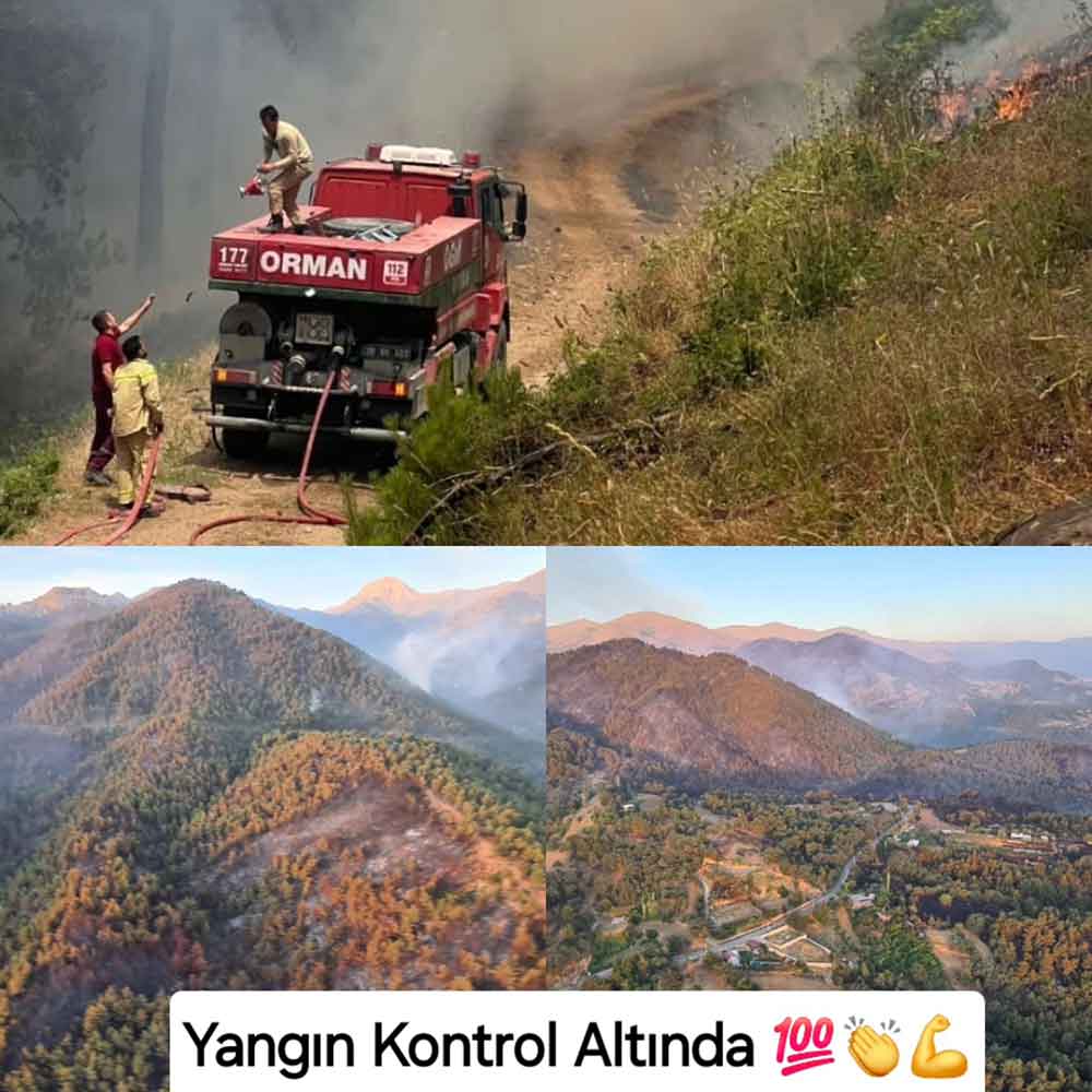 Babadagda Yangin Kontrol Altina Alindi 1