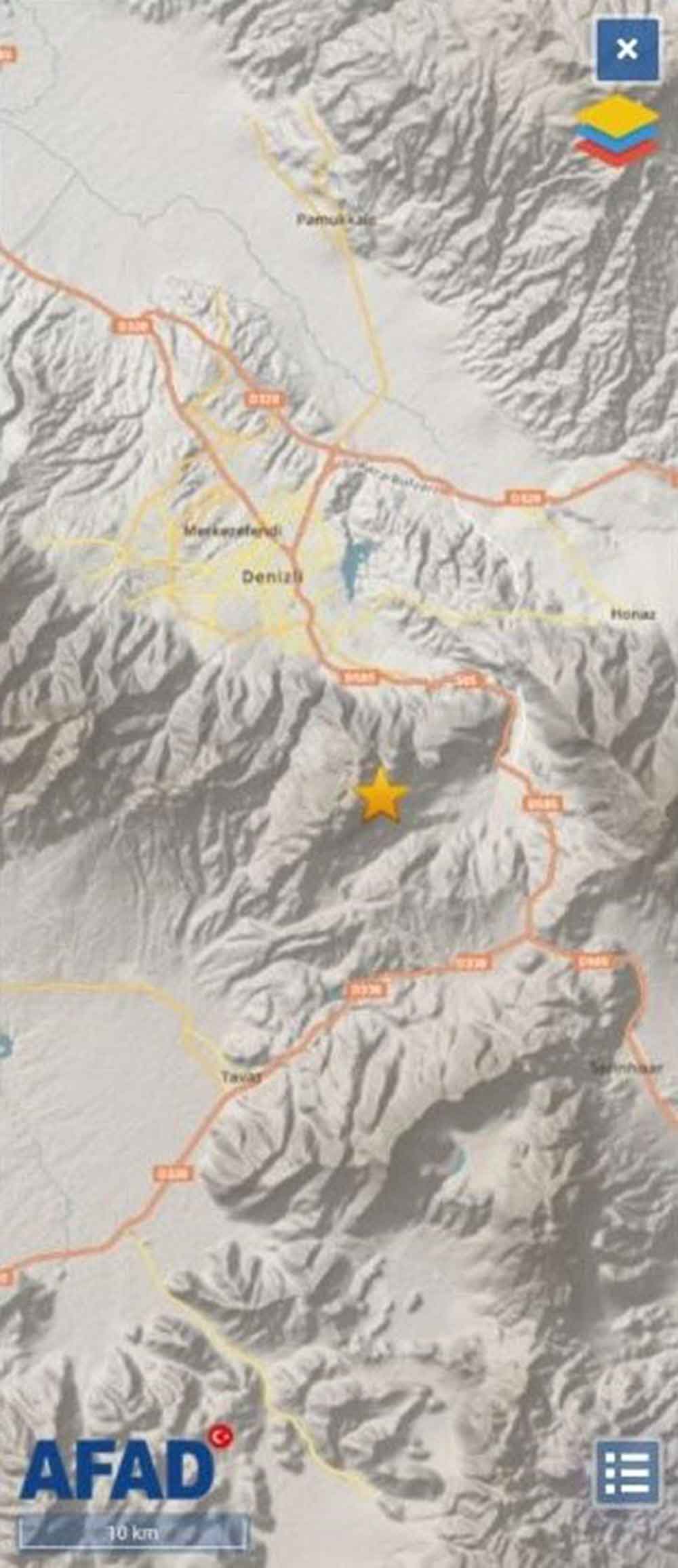 Denizli Tavasta 32 Buyuklugunde Deprem 1