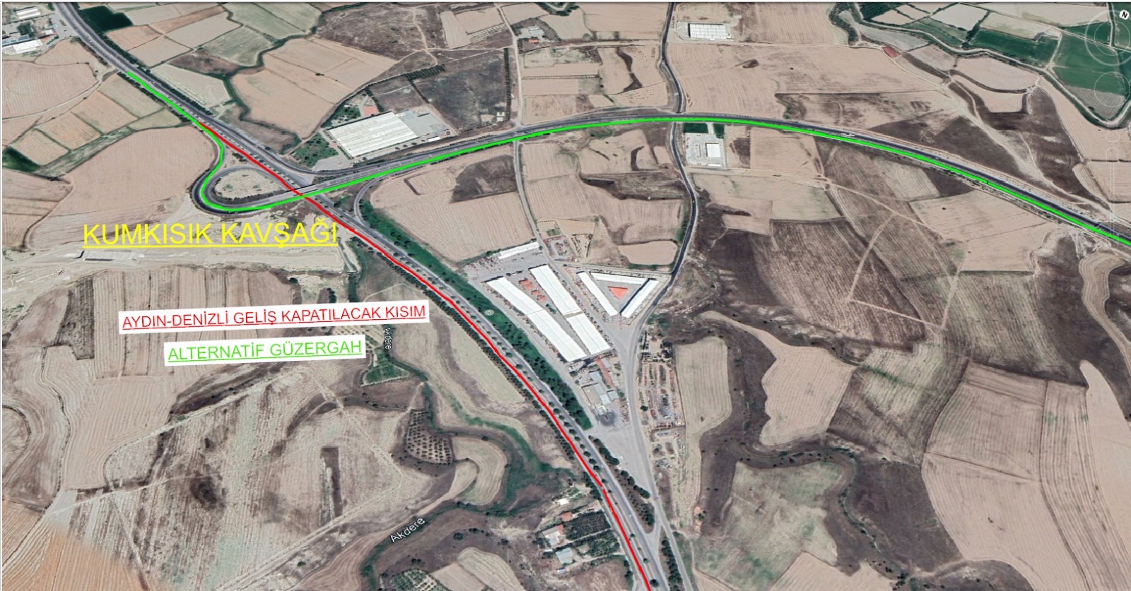 Kumkısık Kavşağı’nda Yol Çalışması Yapılacak