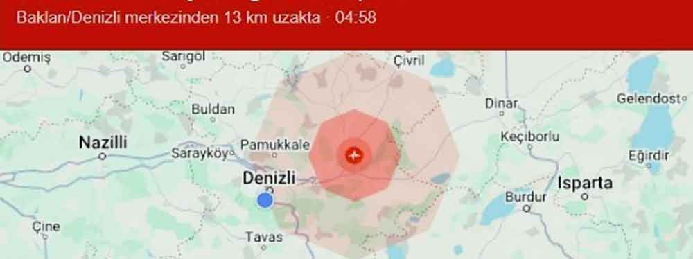 Denizlide 39 Siddetinde Deprem Meydana Geldi 2