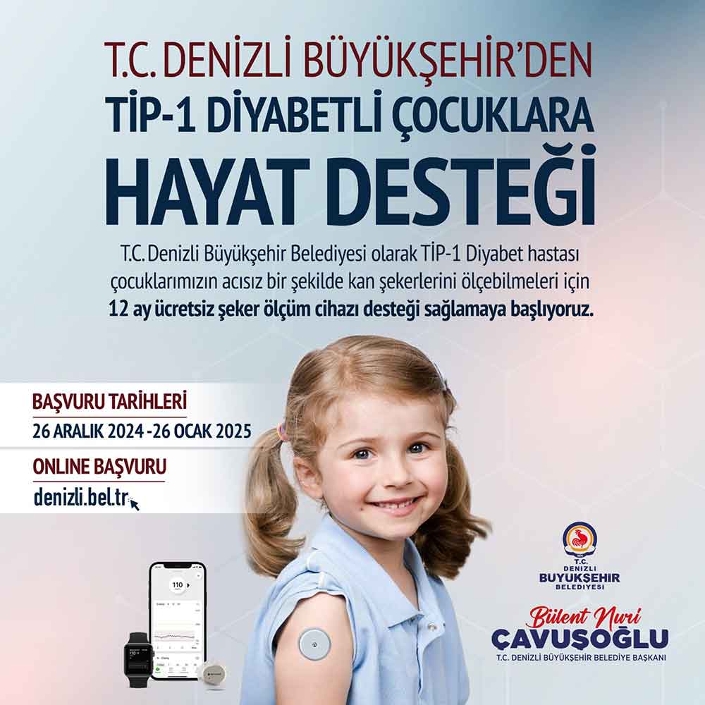 Denizlide Diyabetli Cocuklara Cihaz Destegi Basvurulari Basladi 1