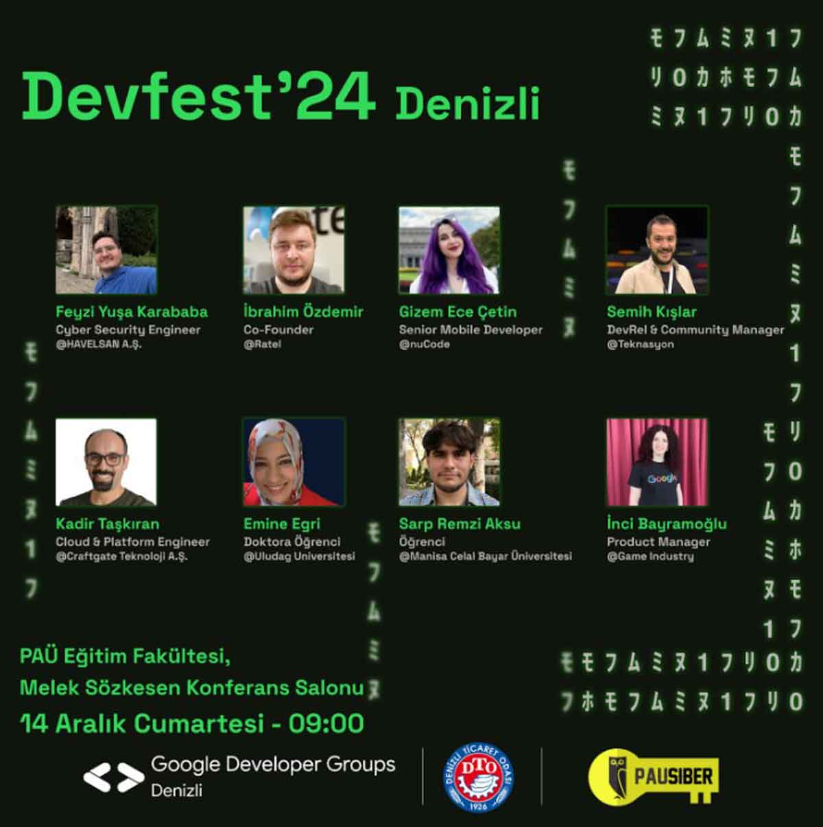 Devfest 2024 Denizli Pamukkale Universitesi Google Developer 3