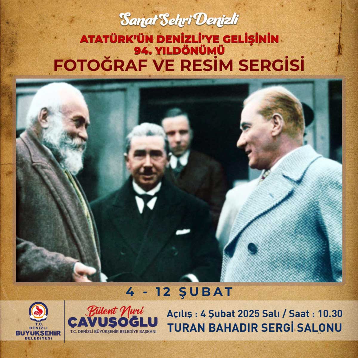 Ataturk Denizli Gelisi Kutlanacak2