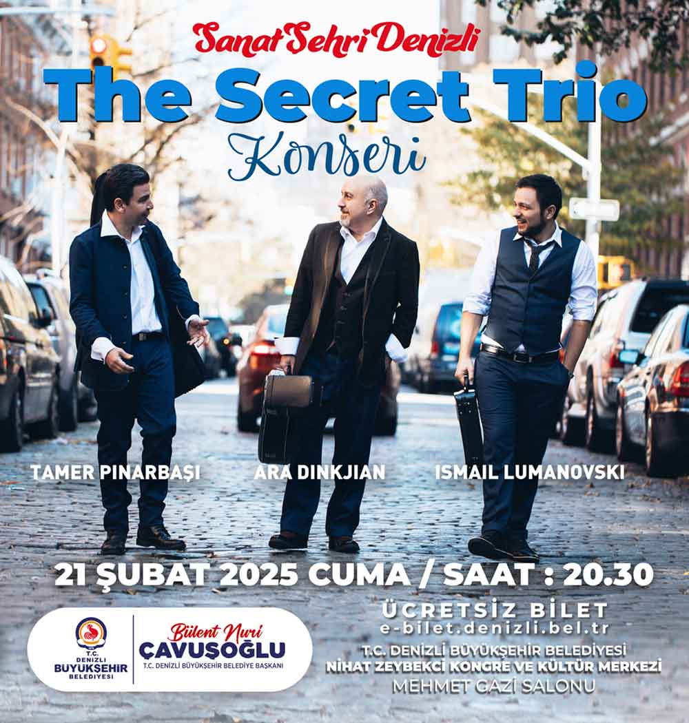 The Secret Trio Grubu Denizlide Konser Verecek 1