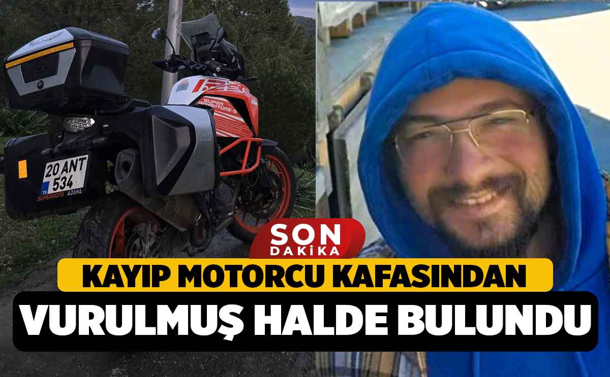 Denizli Kayip Motocu Kafasindan Vurulmus Bulundu