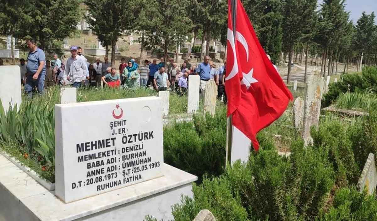 Bingolde Sehit Edilen Denizlili Mehmet Ozturk Mezari Basinda Anildi