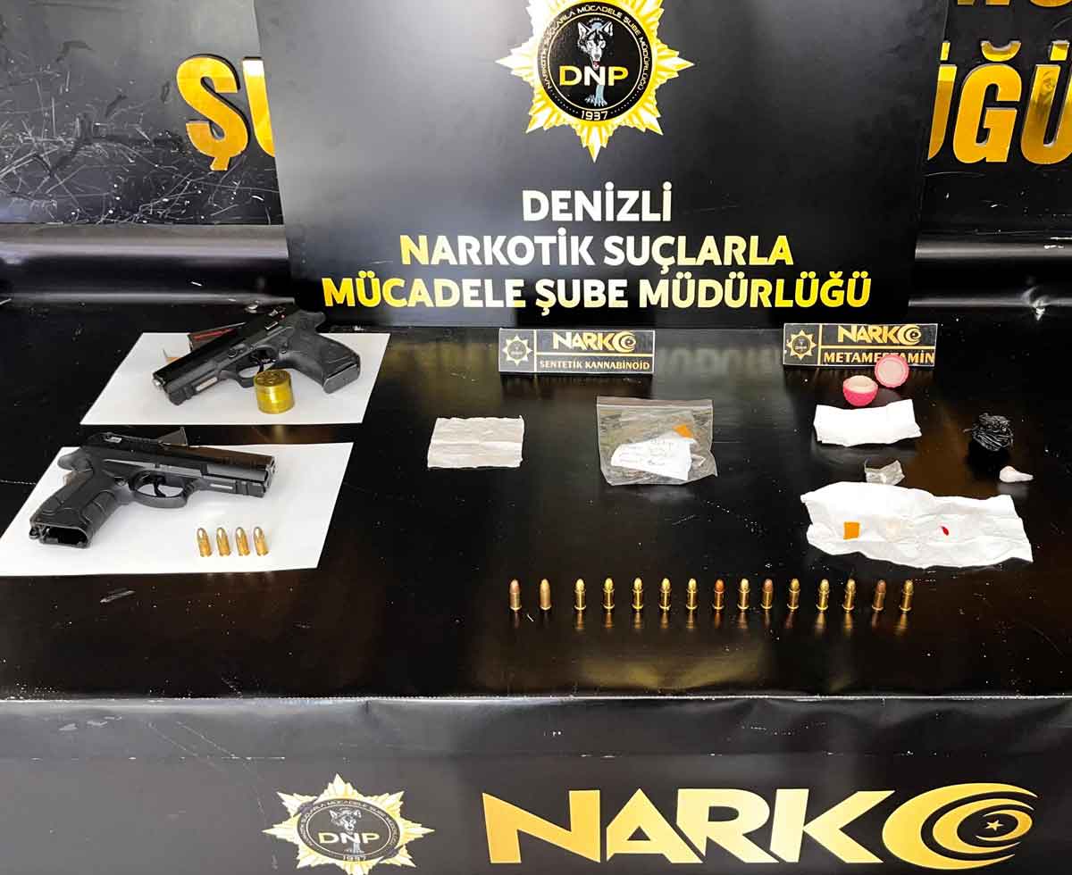 Denizli Emniyet Uyusturucu Tutuklama Antalya Usak1