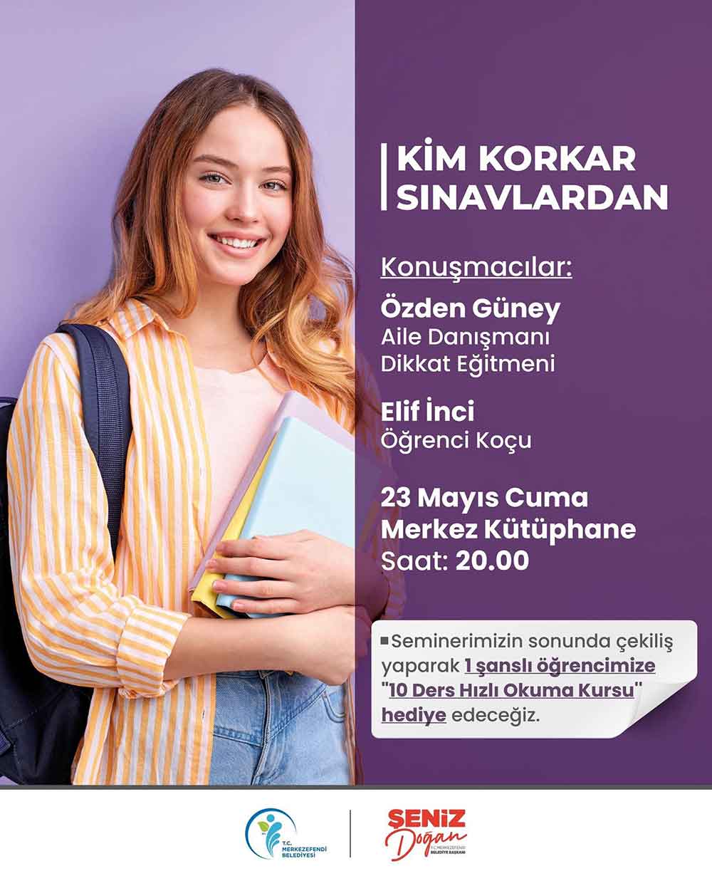 Merkezefendide Kim Korkar Sinavdan Semineri Duzenleniyor