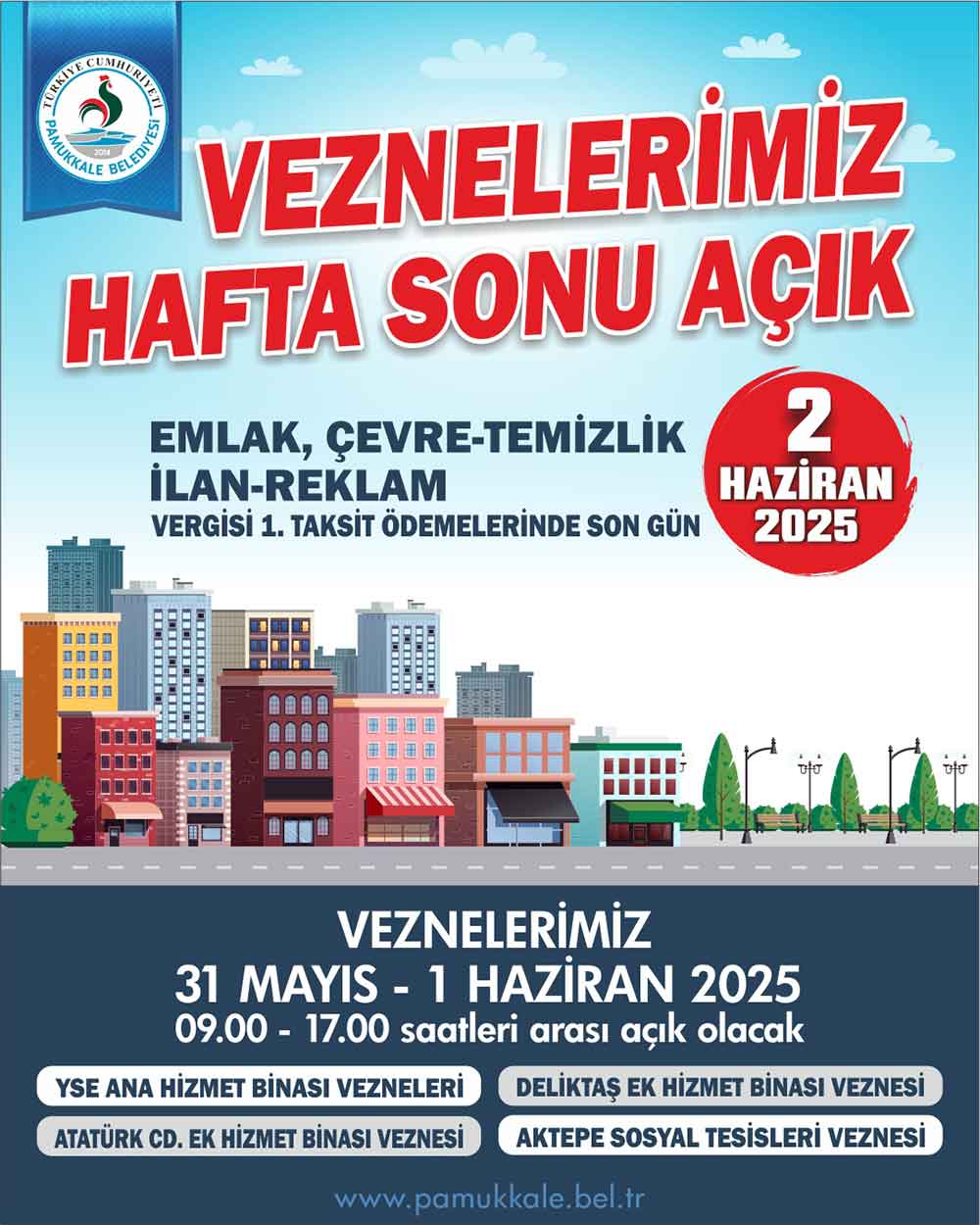 Pamukkalede Vezneler Hafta Sonunda Da Acik Olacak 1
