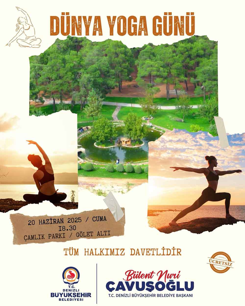 Camlik Parkinda Dunya Yoga Gunu Kutlanacak