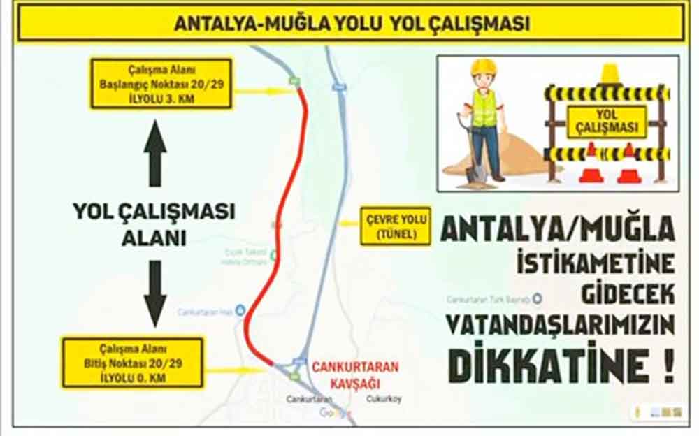 Denizli Antalya Karayolunda Yeni Bir Yol Calismasi Basladi 1