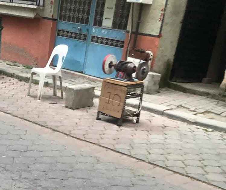 Denizli Esnaf Sokak Et Kiyma Bicak Bileme2