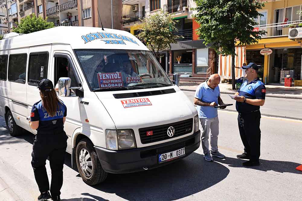 Denizlide Sehir Ici Minibus Ve Taksiler Denetimden Gecti 2
