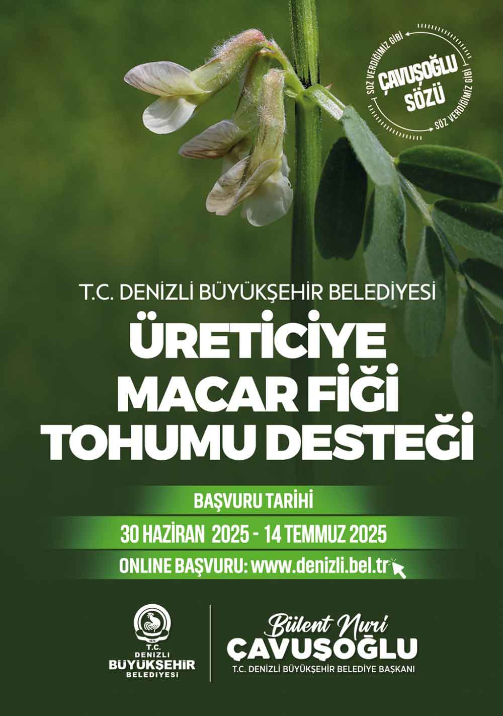 Denizlide Ureticiye 3 Koldan Destek 2