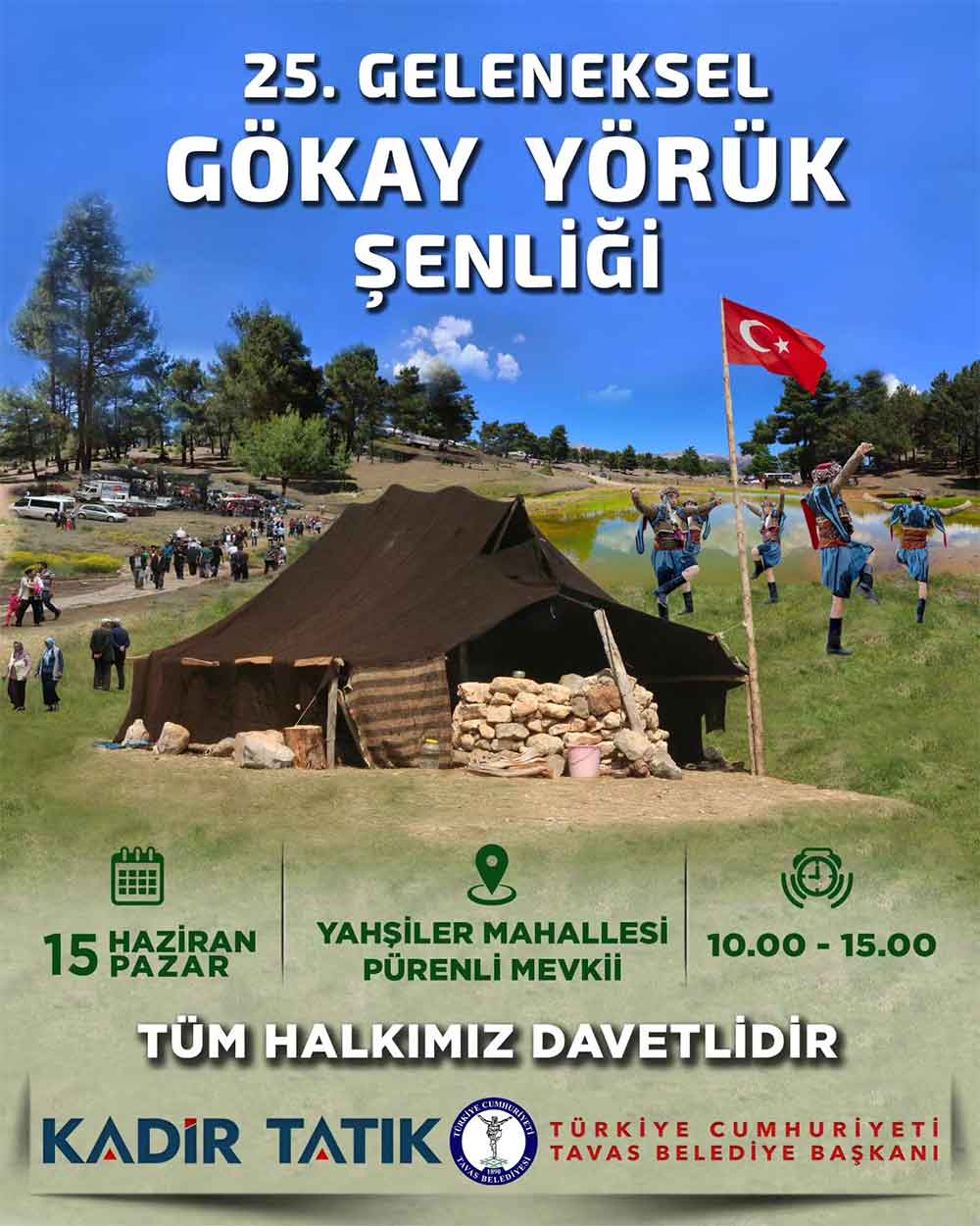 Tavasta 25 Geleneksel Gokay Yoruk Senligi Duzenlenecek 1