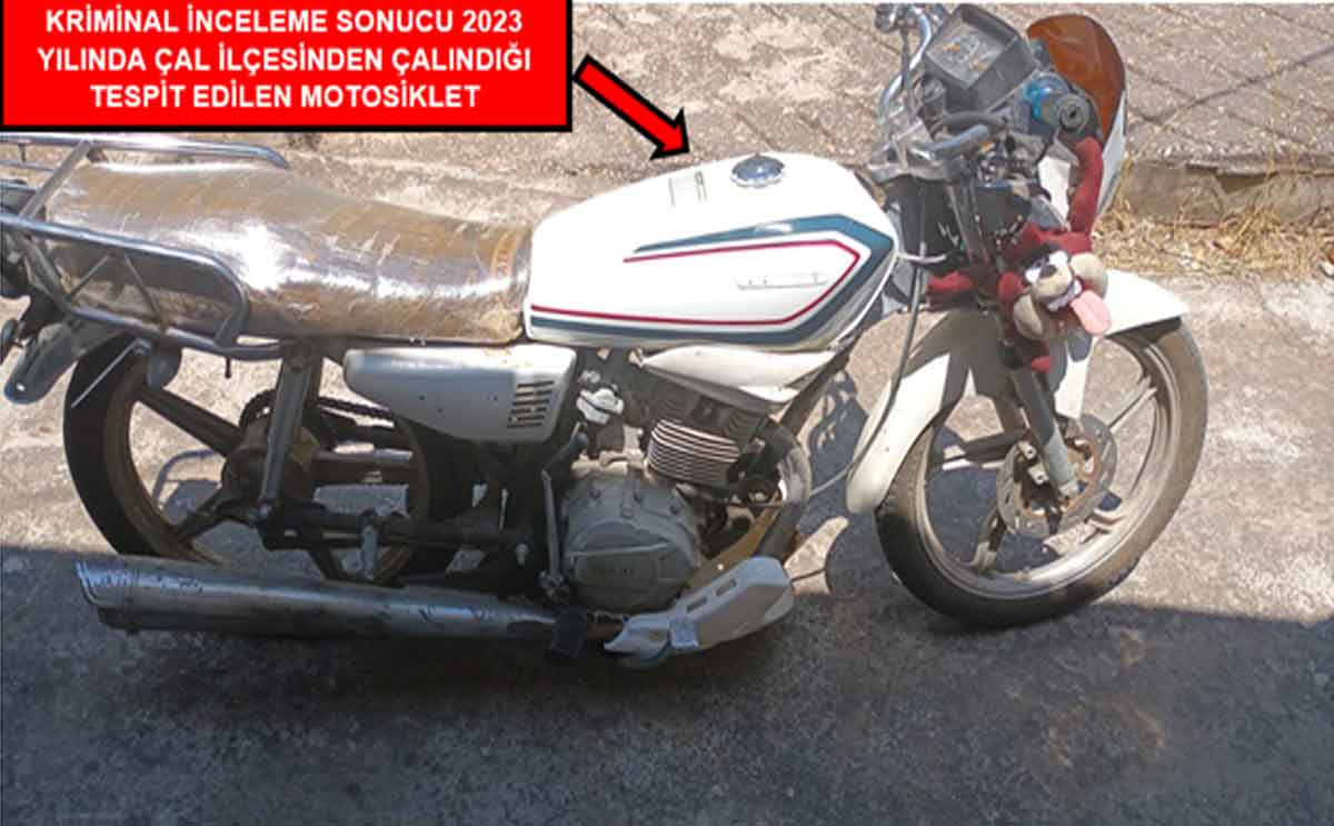 Denizli Cal Motosiklet Hirsiz Jandarma 1