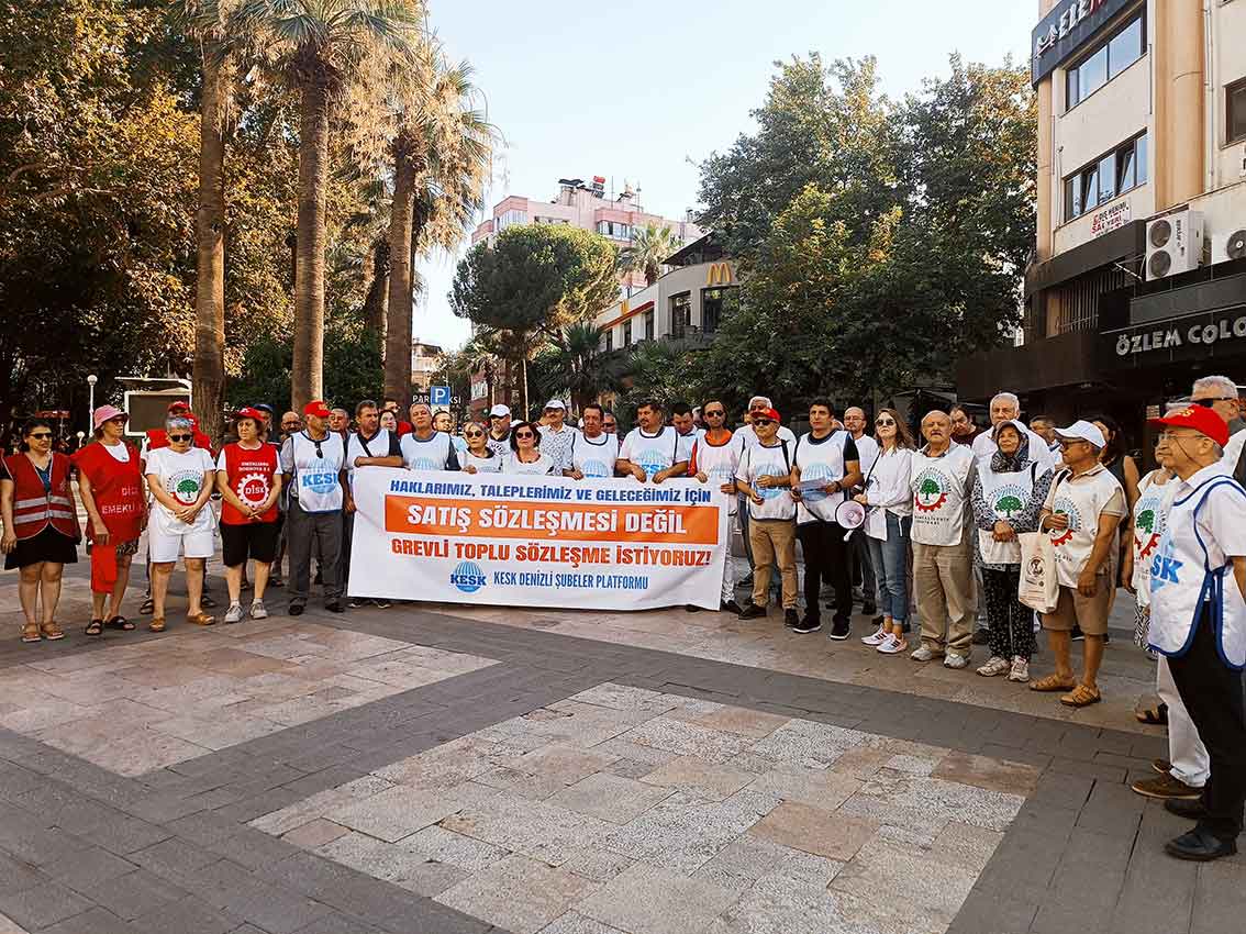 Kamu Emekcileri Sendikasi Yuzde 98 Zam Grev Hakki Denizli1