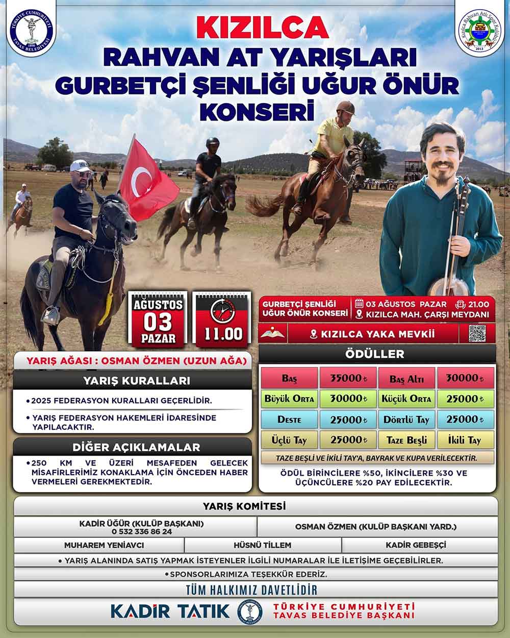 Tavas Rahvan At Yarisi Ve Gurbetci Festivaline Sayili Gunler Kaldi 1