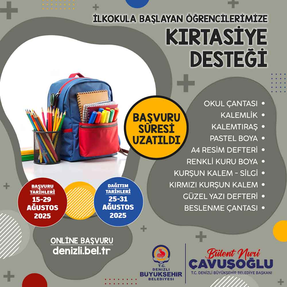 Denizli Buyuksehirin Kirtasiye Destegine Buyuk Ilgi 1