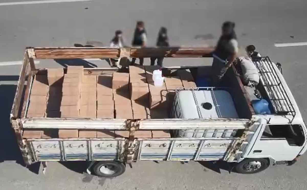 Denizli Sahte Alkol Kamyon Yakalandi 1