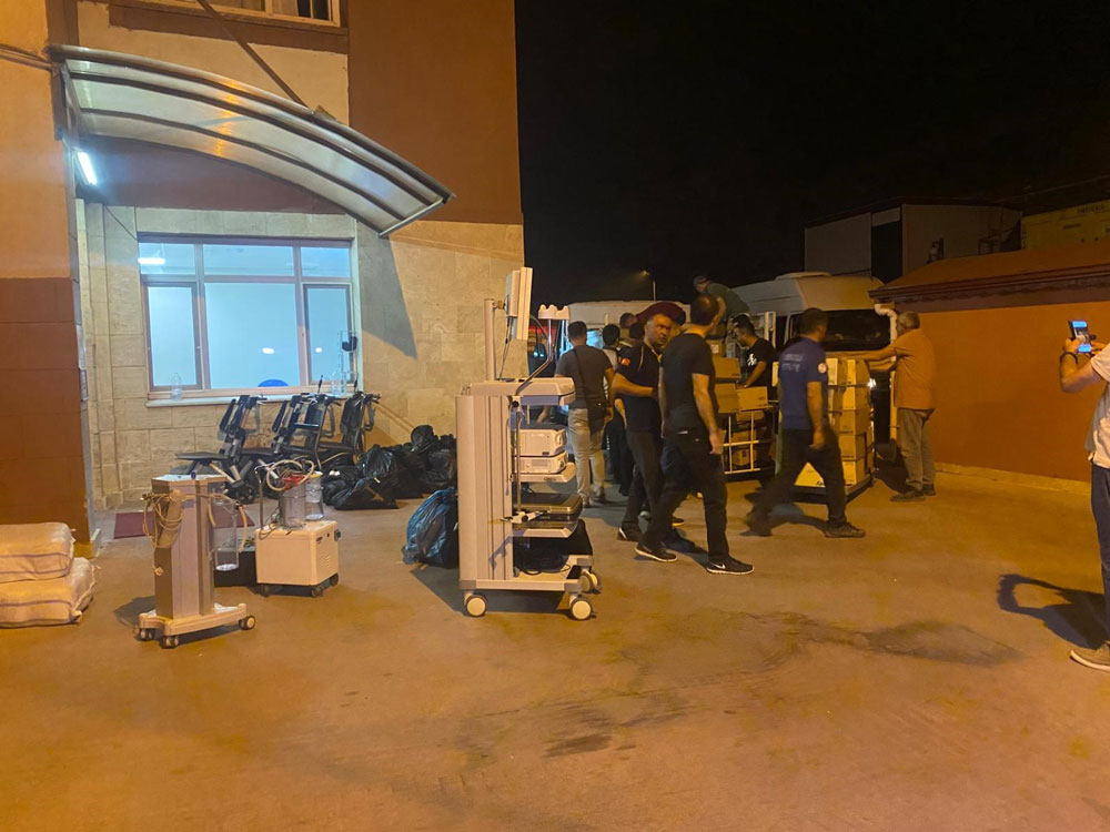 Buldan Yangin Hastane Tahliye Edildi1