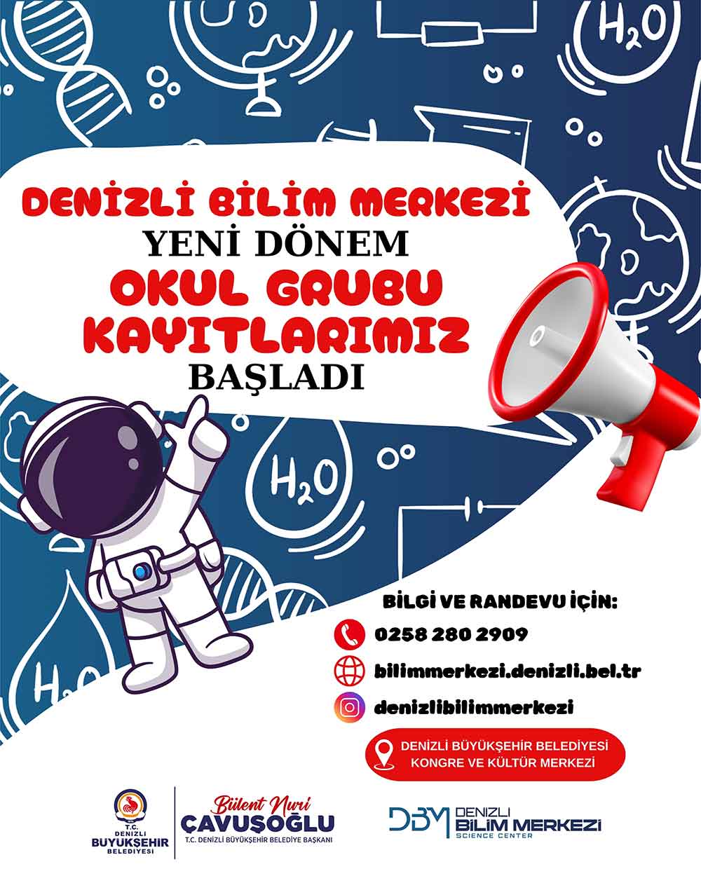 Denizli Bilim Merkezinde 2025 2026 Okul Grubu Kayitlari Basladi 1