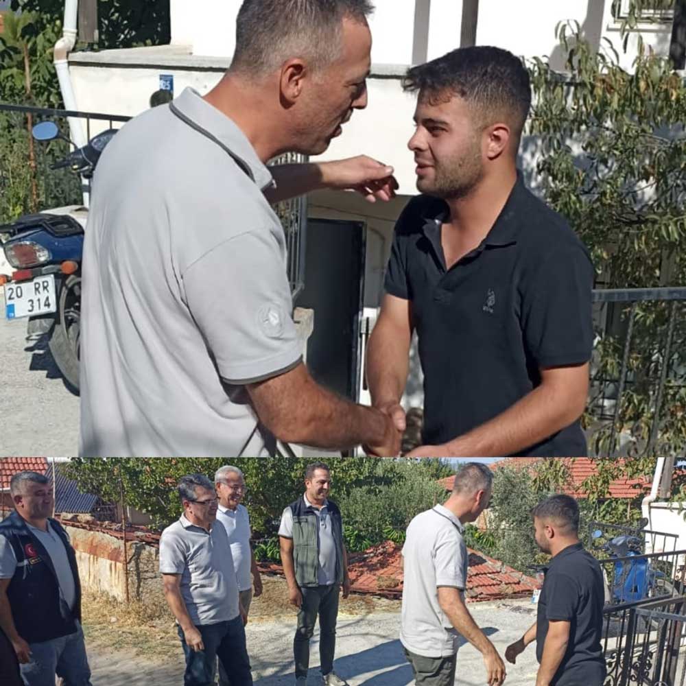 Orman Bolge Muduru Buldan Yangininda Yaralanan Personeli Ziyaret Etti1