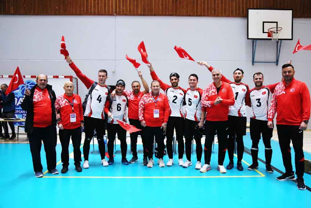 Avrupa Sampiyonu Goalball Milli Takiminda Denizli Damgasi