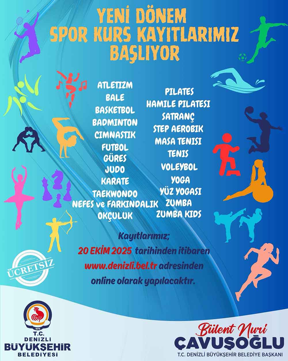 Buyuksehir Spor Kurslari Kayitlari Basliyor 1 1