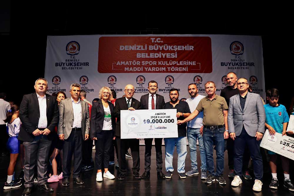 Denizli Buyuksehirden Amator Spor Kuluplerine 9 Milyon Tl Destek 1