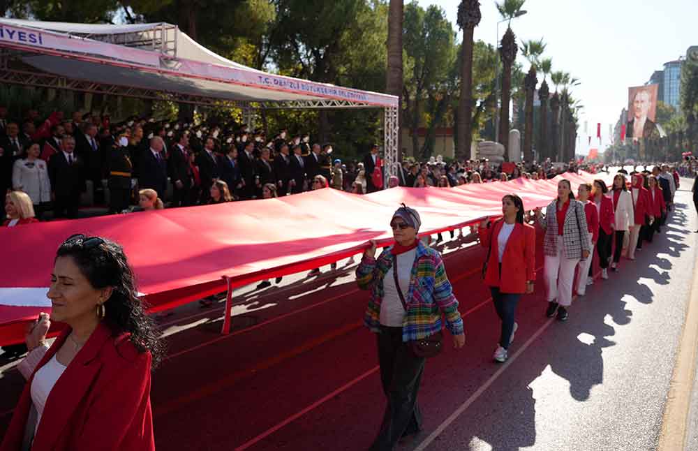 Denizlide Cumhuriyetin 102 Yili Coskuyla Kutlandi 7