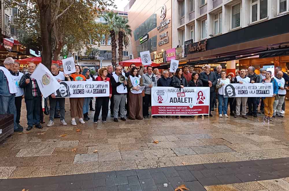 Gazeteci Hakan Tosun Cinayeti Denizlide Protesto Edildi 2