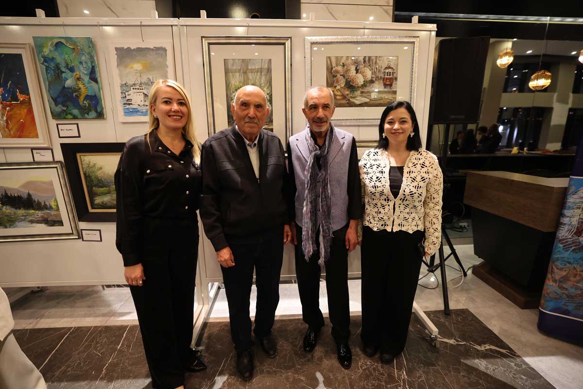 Merkezefendide Celal Gunaydin Resim Kolleksiyonu Sergisi Acildi2