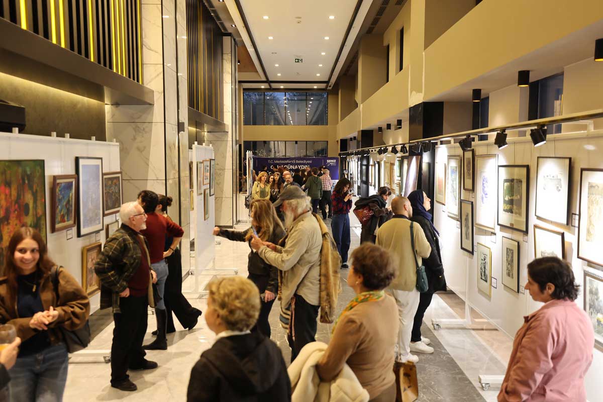 Merkezefendide Celal Gunaydin Resim Kolleksiyonu Sergisi Acildi5
