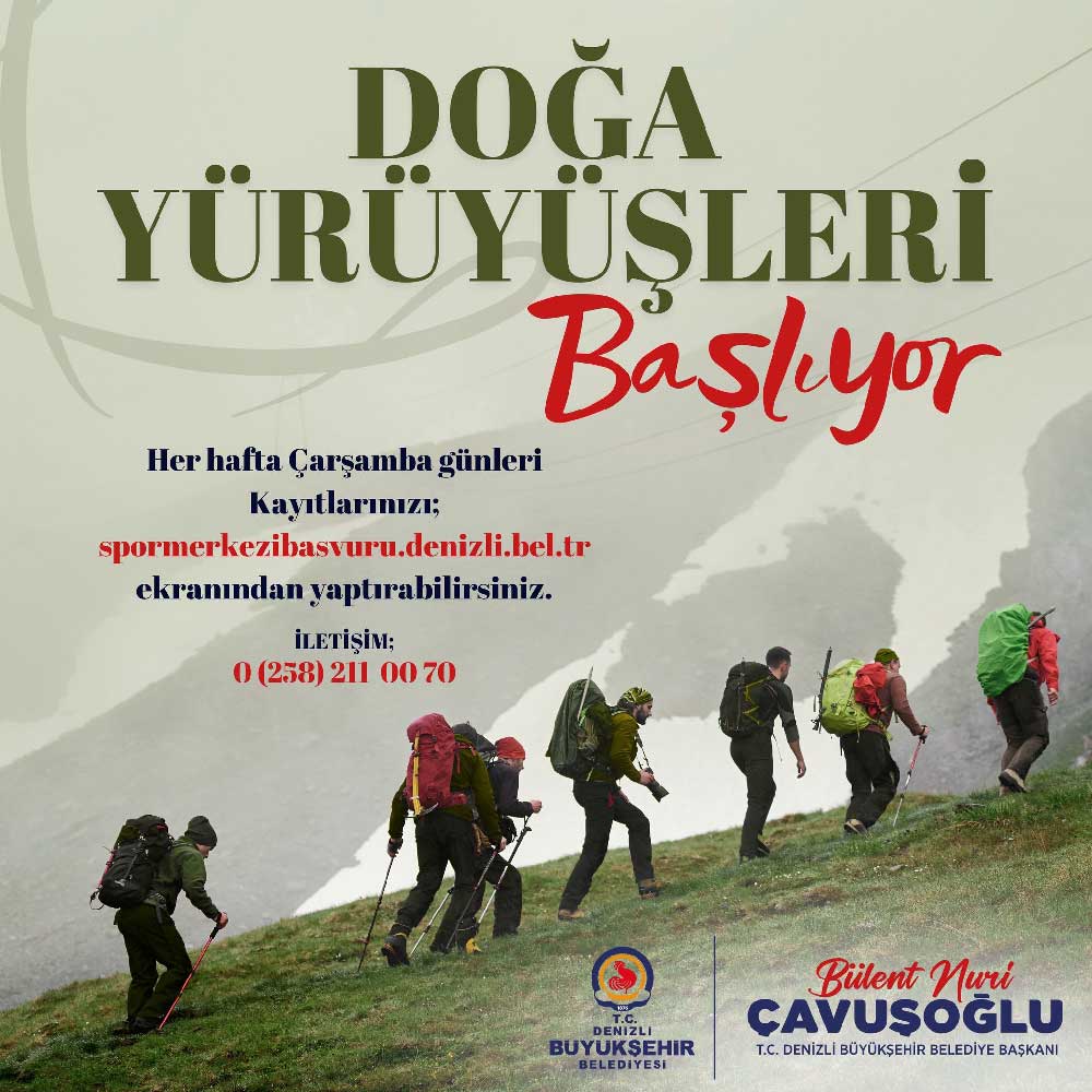 Denizli Buyuksehirden Dogaseverlere Mujde Doga Yuruyusleri Yeniden Basliyor 1