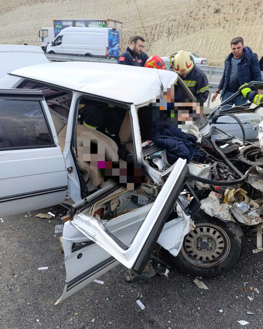 Denizli Honaz Tuneli Kaza Gulay Gemi 2