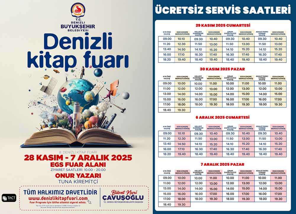 Denizli Kitap Fuari Bu Yil Da Dopdolu 1