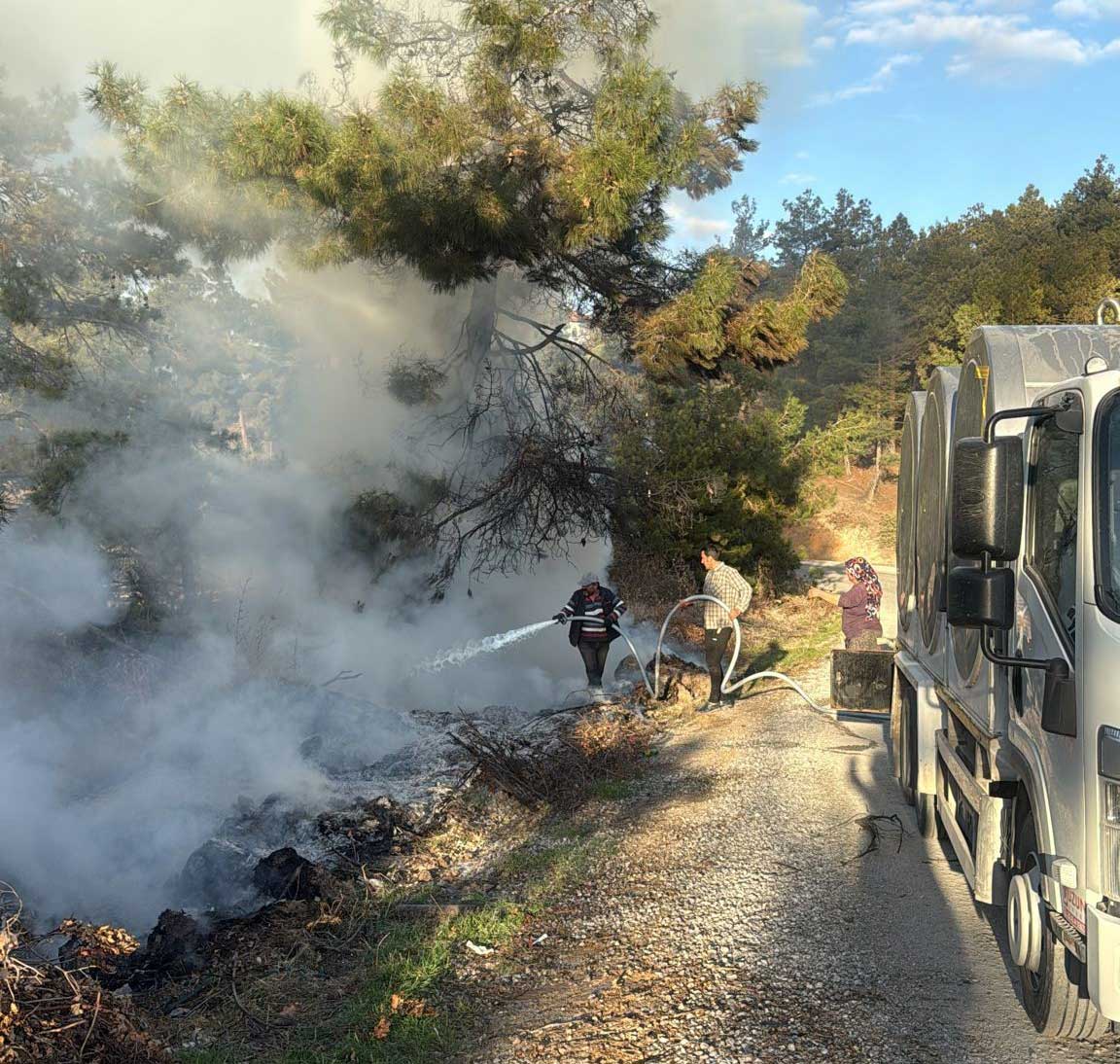 Denizli Orman Yangini Sut Toplayicisi5