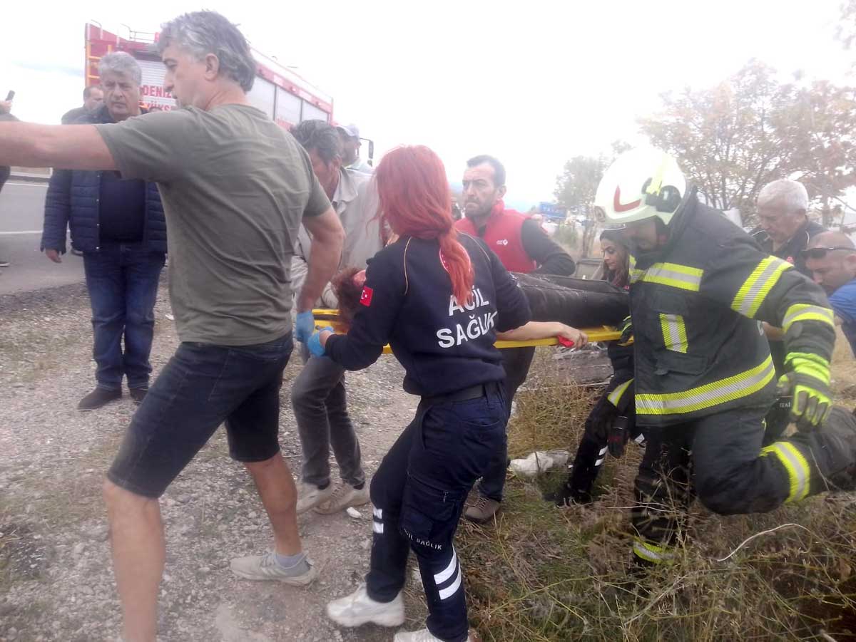 Denizli Tavas Kaza 1 Yarali Mugla4