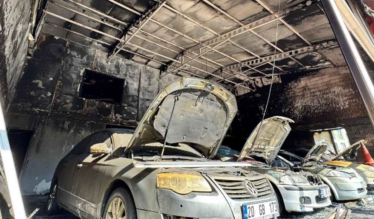 Ortagi Cinayetten Tutuklanan Oto Galeri Kundaklandi 1