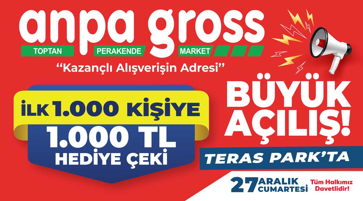 Anpagross Denizli Teraspark Aciliyor