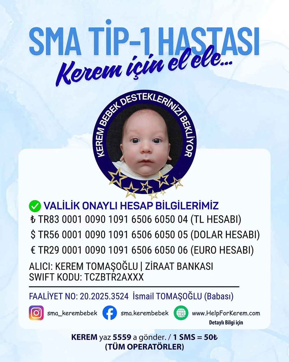 Baskani Tatik Makaminda Sma Hastasi Kerem Bebegi Agirladi 2