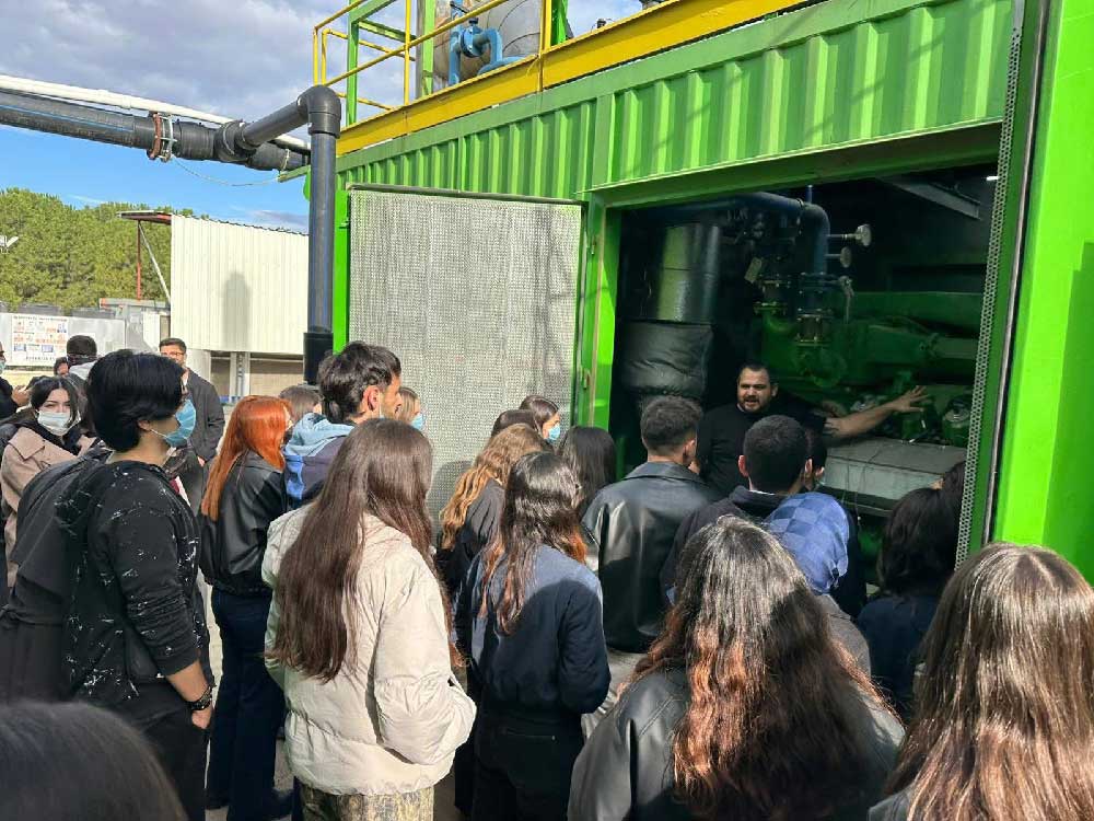 Pau Ogrencilerinden Kumkisik Entegre Atik Bertaraf Tesisine Egitim Ziyareti 2
