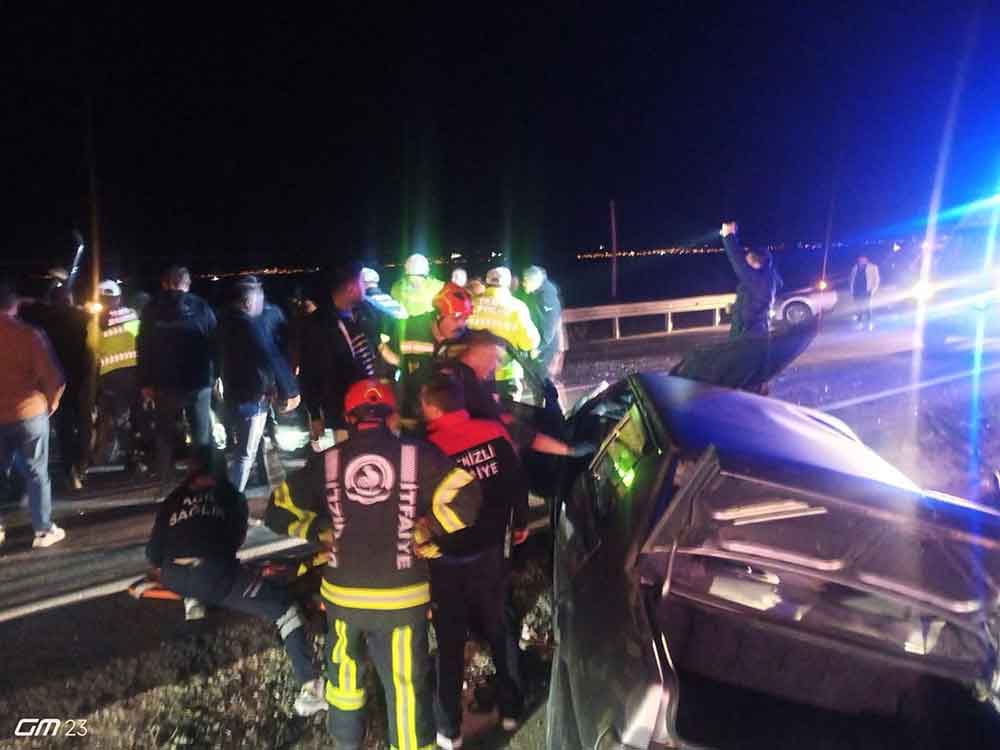 Traktor Ile Otomobilin Carpistigi Kazada 3 Kisi Yaralandi 3