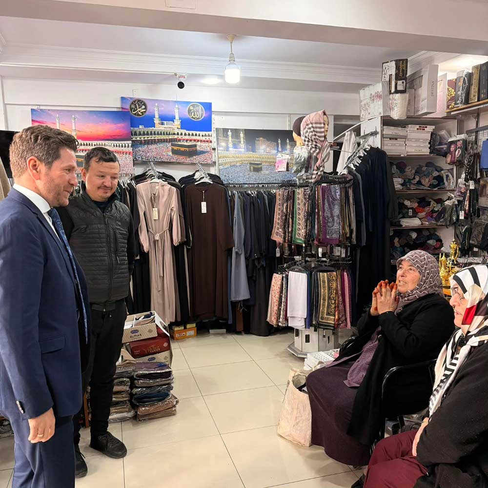 Baskan Tatik Esnaf Ziyaretlerini Surduruyor