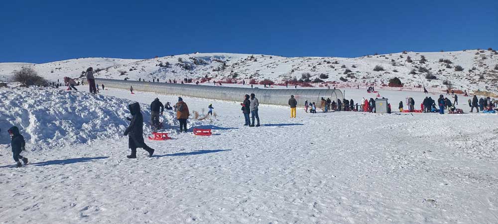 Bozdag Kayak Merkezinde Ara Tatil Yogunlugu