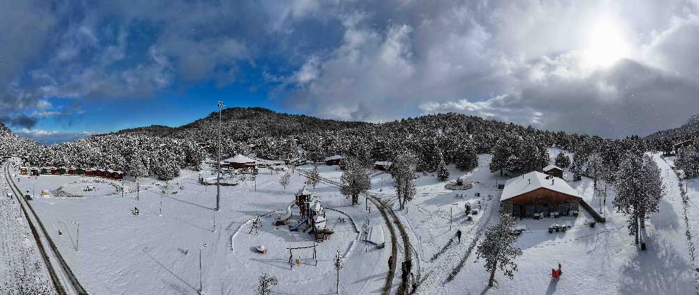 Denizli Teleferik Yarin Muhtesem Kar Manzarasiyla Aciliyor 1