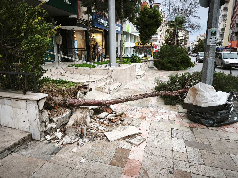 Denizlide Siddetli Ruzgar Hayati Olumsuz Etkiledi Catilar Uctu Insanlar Yuruyemedi 5